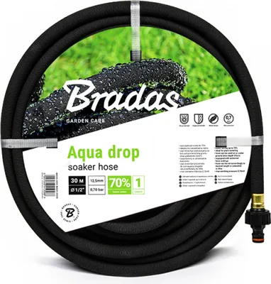 Produktbild von Perlschlauch 1/2" 30m WAD1/2030 Tropfschlauch Bewässerungsschlauch Gartenschlauch