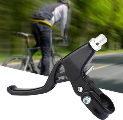 Produktbild von Mountainbike Remgriff Frachtbremshebel aus Aluminiumlegierung - Handbremsen für Fahrräder (Schwarz)