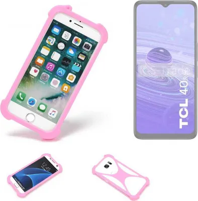 Produktbild von K-S-Trade Handy Hülle kompatibel mit TCL 40 R 5G Schutz Hülle Bumper Silikon Schutz Hülle Cover Case Silikoncase Silikonbumper TPU Softcase