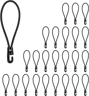 Zdjęcie produktu dla Elastyczne opaski zaciskowe, 10 cm, 25 sztuk, do mocowania