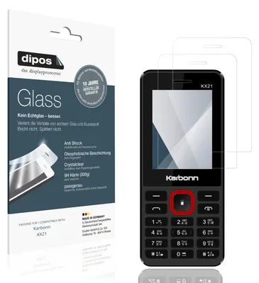 Immagine prodotto di 2x Pellicola Protettiva per Karbonn KX21 Protezione Vetro Flessibile 9H dipos
