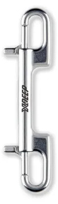 Produktbild von Xdeep Doppelendiger Karabinerhaken Mit Schraubverschluss Der Nx-serie Silber Silber One Size