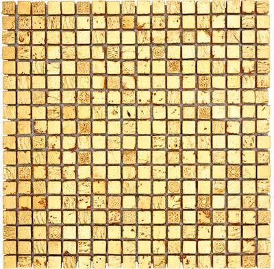 Produktbild von Natursteinmosaik XAM 47 30x30 cm Gold