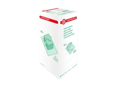 Produktbild von Nobamed MULLKOMPRESSEN 7,5x7,5 cm steril 8 fach