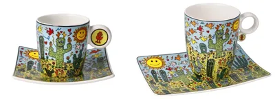 Produktbild von James Rizzi Espressotasse & Künstlerbecher DESERT LIFE Pop Art Goebel