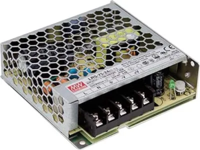 Immagine prodotto di MEAN WELL 75W 12V 6A alimentatore switching LRS-75-12