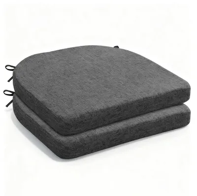 Produktbild von Omgoods – Set aus 2 Gartenstuhlauflagen, 42 x 43 cm – Wetterfeste Sitzkissen für Innen- und Außenbereich
