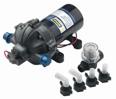 Zdjęcie produktu dla Pompa wodna Vetus 20 l/min 12 V, czarna  Czarna, jeden rozmiar