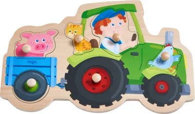 Image de Puzzle de préhension Amusant tour de tracteur