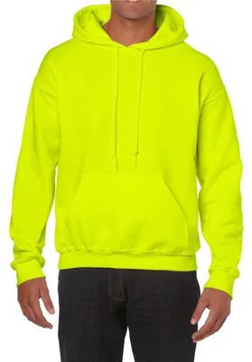 Produktbild von Gildan - Kapuzenpullover für Herren/Damen Uni FK2773 (L) (Sicherheits-Grün)