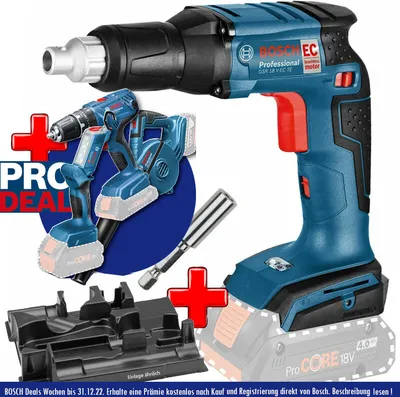 Produktbild von Bosch GSR 18 V-EC TE, Schwarz, Blau, 4200 RPM, 4,2 mm, 5 Nm, 25 Nm, Akku