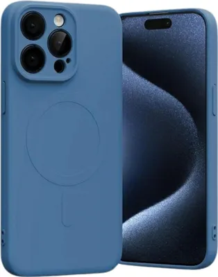 Obrázok produktu pre Mercury MagSafe polosilikónové ochranné puzdro pre iPhone 15 Pro Max 6,7" modré/modré