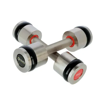Obrázek produktu pro Chromované profesionální činky HMS PREMIUM HH05 2 x 5 kg