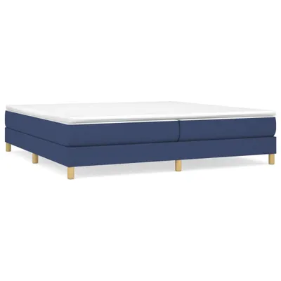 Immagine prodotto di vidaXL Struttura letto Boxspring blu 200x200 cm in tessuto