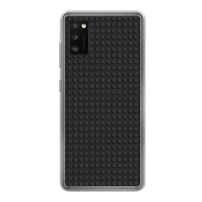 Produktbild von MuchoWow® Handyhülle Schutzhülle Hülle für Samsung Galaxy A41 Bild - Schwarz Silikon Softcase Handy Hülle - Mobiltelefon