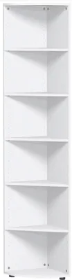Zdjęcie produktu dla Geramöbel półka narożna z nóżkami, 400x400x2160, biała, S-346010-W