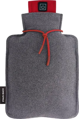 Immagine prodotto di Cuscino riscaldante elettrico – Borsa dell'acqua calda elettrica senza acqua – Senza fili – Grigio antracite – STAUS&BACH Embera