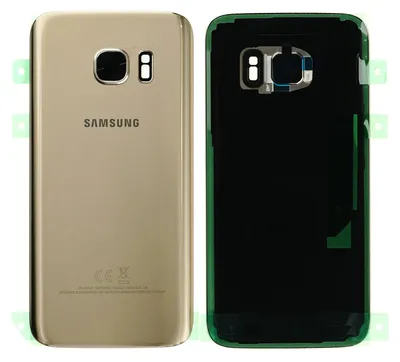 Produktbild von Samsung Galaxy S7 (SM-G930F) Backcover + Kameraglas + Kleber, Gold