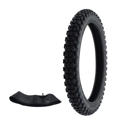 Zdjęcie produktu dla Zestaw opona/dętka enduro VRM022 2.75-17 47R TT do tylnego koła Zündapp Hai Simson S53 OR 2 3/4-17