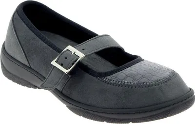 Produktbild von PodoWell SMALL Gesundheits-Elastik-Ballerinas für Damen, grau, Größe 1: 38