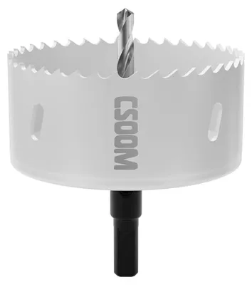 Imagen del producto de Broca bimetálica, 92 mm, para madera, plástico y acero