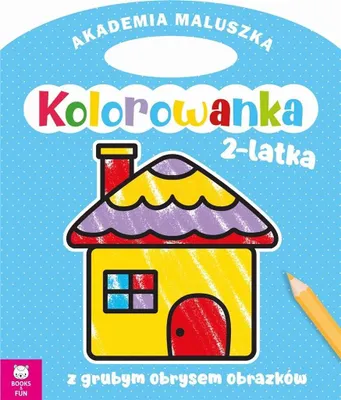 Immagine prodotto di Akademia maluszka Kolorowanka 2-latka Domek z grubym obrysem