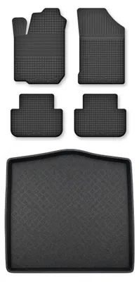 Obrázok produktu pre Vaničkové autokoberce + vaňa kufra pre: Renault Laguna III 2007-2015 hatchback 5 ks