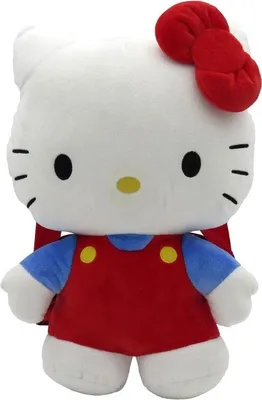 Produktbild von Hello Kitty Plüsch-Rucksack, 35 cm, für Kinder, weich und süß