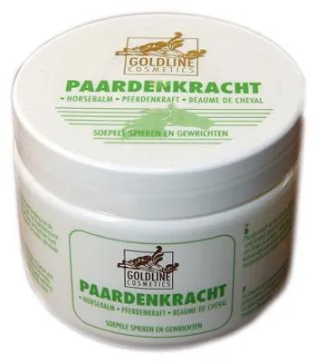 Imagen del producto de Crema corporal Goldline "Paardenkracht" (Poder del Caballo), 250 ml