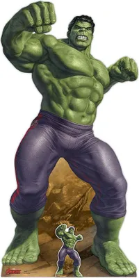 Produktbild von Pappfigur Marvel Comics Wütender Hulk H 190 CM
