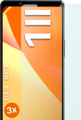 Produktbild von moex® 3x Schutzfolie kompatibel mit Sony Xperia 1 II - Displayschutzfolie Anti Reflex Folie, Matt