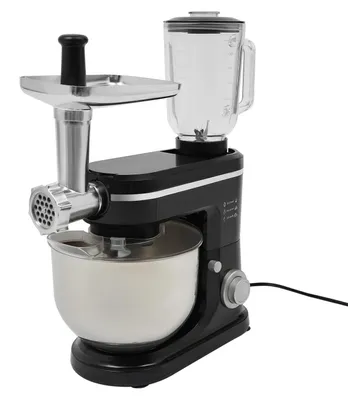 Produktbild von Küchenmaschine - Multifunktionsmixer/Küchenprozessor - 1500 W Leistung - Für Smoothies, Teig, Hackfleisch, Saft - Für Haushalt & Gastronomie