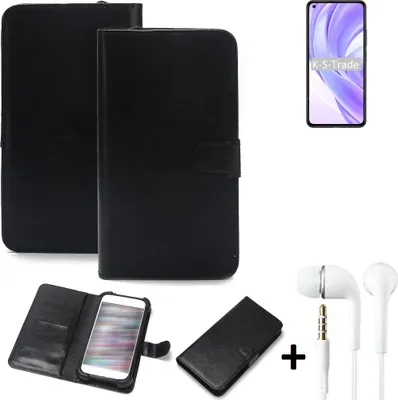 Produktbild von K-S-Trade Wallet Case Handyhülle kompatibel mit Xiaomi Mi 11 Lite 5G Schutzhülle Flip cover Flipstyle Tasche Hülle Flipcover Slim Bumper schwarz +
