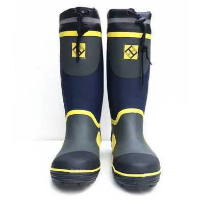 Produktbild von Gummistiefel Stahlkopfsohle Wasserdichte Regenschuhe Überschuhe Arbeitsschuhe für den Außenbereich 43-44