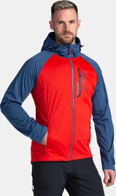 Zdjęcie produktu dla Lekka męska kurtka softshell Kilpi BELTRA-M, CZERWONA, rozmiar S