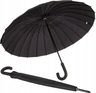 Obrázok produktu pre Verk 25002 Dáždnik holový 24 drôtov, 124 cm čierny