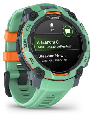 Produktbild von Garmin Instinct 3 45mm AMOLED twilight/neo tropic