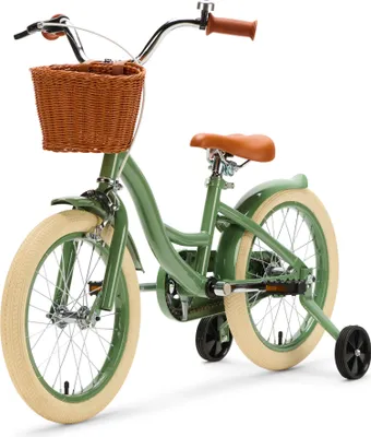 Produktbild von Generation Blanco 16 Zoll Olivgrün – Kinderfahrrad mit Korb