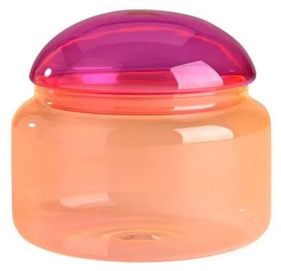 Produktbild von Gift Company Dose mit Deckel Voile Glas Pink Orange