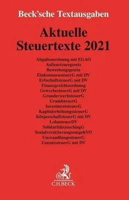 Immagine prodotto di Aktuelle Steuertexte 2021