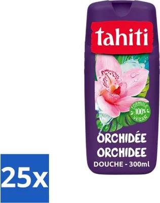 Produktbild von Tahiti – Duschgel – Orchidee – 100 % vegan – 300 ml - Vorteilspack - 25 Stücke