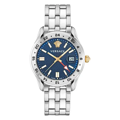A product shot of a watch on a white background.