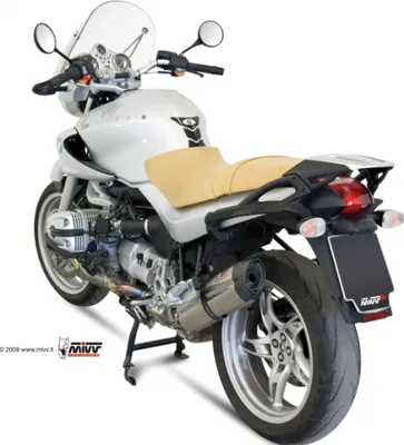Produktbild von Auspuffanlage Mivv SLIP-ON Suono Sport mit ABE für BMW R 1150 R 2001-2006 silber