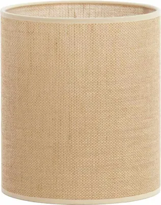 Produktbild von Light & Living - Lampenschirm Sendai - Braun - 20x20x23cm - Stoffschirm für E27