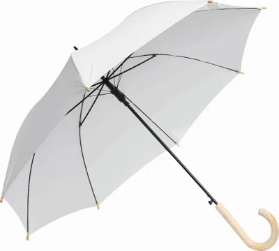 Produktbild von Automatik Regenschirm Ø103cm LIPSI Stockschirm Schirm recycelten Kunststoffen weiß