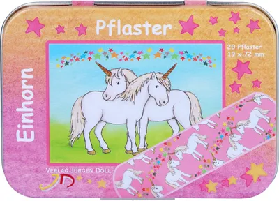 Zdjęcie produktu dla Plastry dla dzieci jednorożec puszka 20 szt
