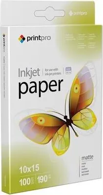 Produktbild von Colorway Fotopapier Print Pro matt 190g/m2/ 10x15/ 100 Blatt