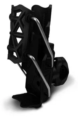 Produktbild von INF Selbstverstellender ABS-Becherhalter – Automatische Klemmung, 360° drehbare Halterung für Motorräder und E-Scooter Schwarz
