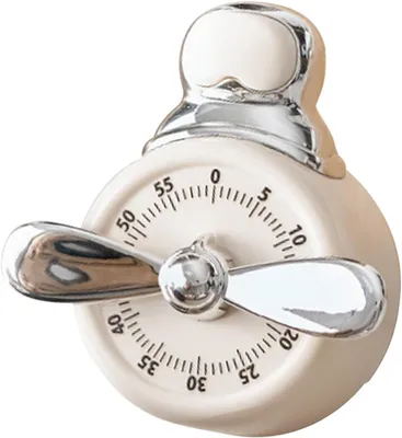 Produktbild von Visueller Küchentimer 60 Min – Eieruhr & Pomodoro Timer – Mechanischer Wecker für Kinder & Erwachsene – Magnetisch – Ideal für Klassenzimmer, Büro, Küche – Lernuhr Kinder & Autismus Hilfsmittel（Weiß）