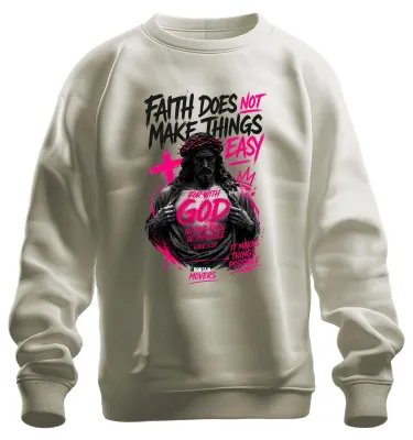 Immagine prodotto di Felpa con cappuccio, modello "Per Dio, niente sarà impossibile", tema religioso, taglia 3XL